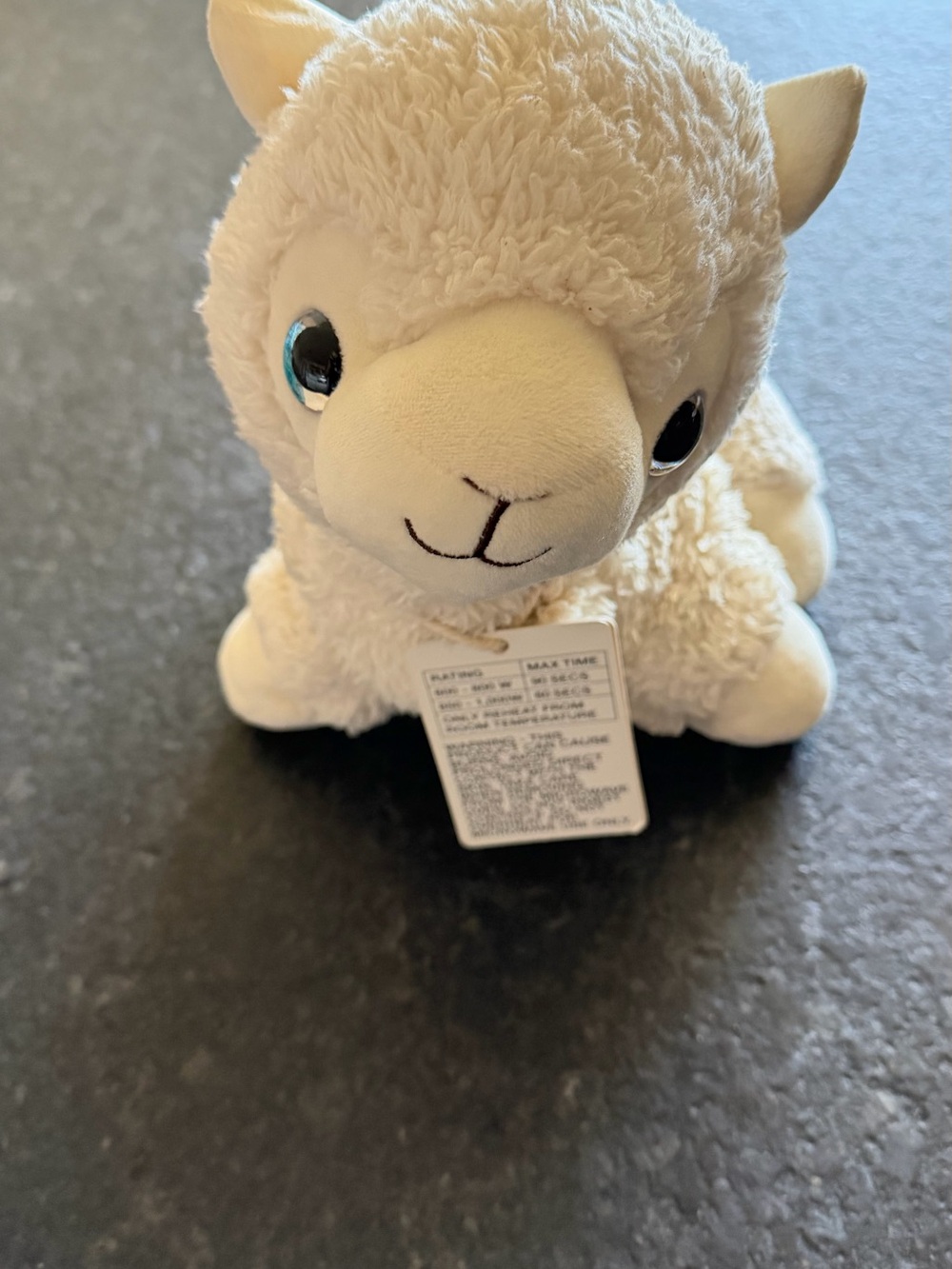 Plush Cream Llama Decorative Accent - Soft Nursery Friend